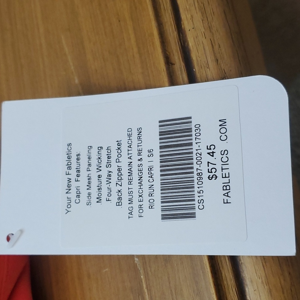 Womens Fabletics workout Capri pants - Picture 6 of 7